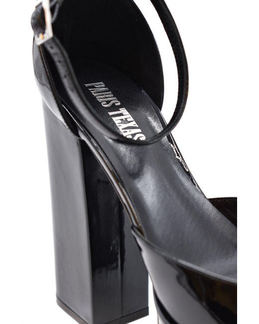 Paris Texas Black Sandals