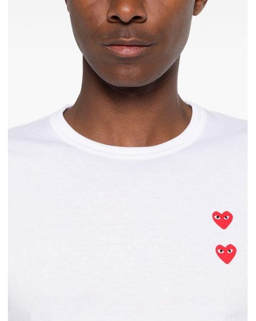Comme des Garçons White Cotton T Shirt