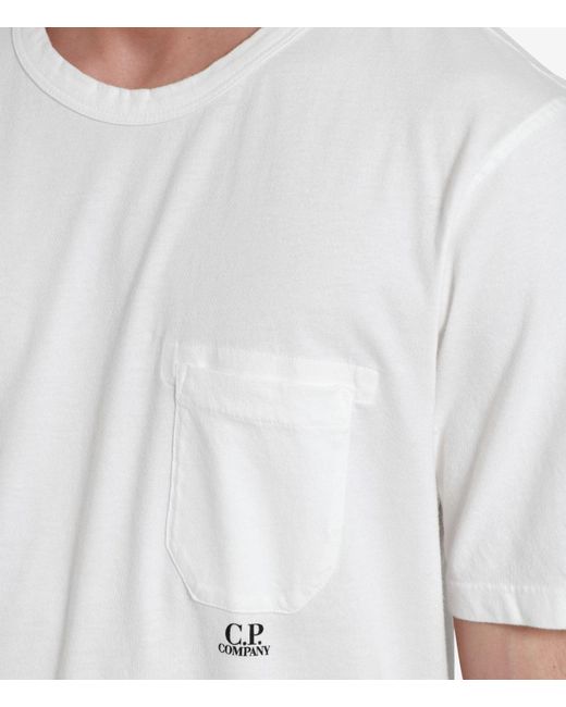 C P Company White T Shirts And Polos for men