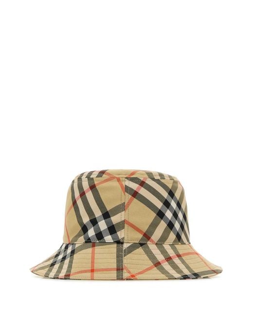 Burberry Metallic Mh Check Bucket