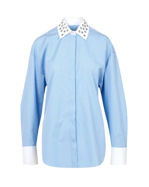 MSGM Blue Hemden hellblau