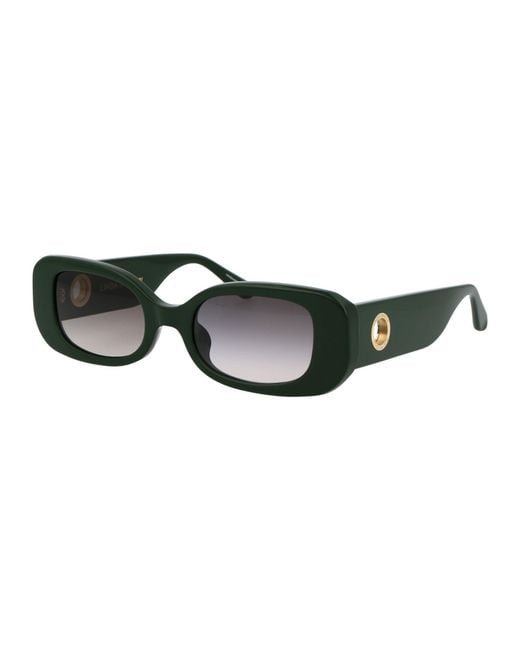 Linda Farrow Black Sunglasses