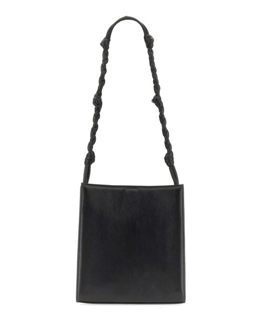 Jil Sander Black Medium Padded Tangle Handbag