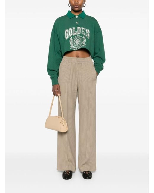 Pantalon à jambes larges d'oie d'or Golden Goose Deluxe Brand en coloris Natural