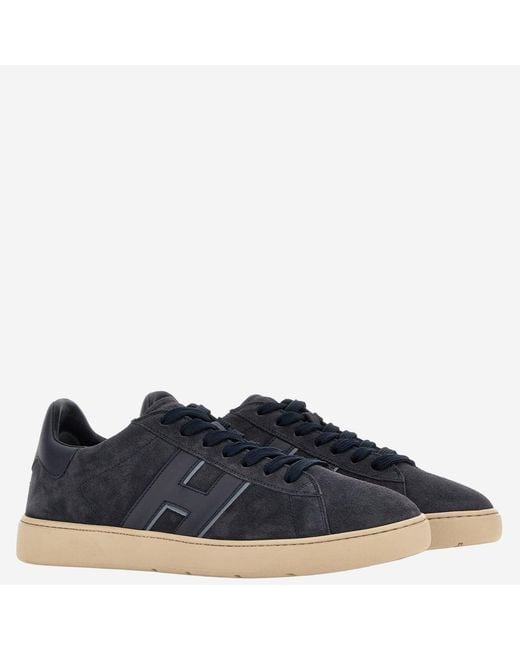 Hogan Blue Cool Leather Sneakers