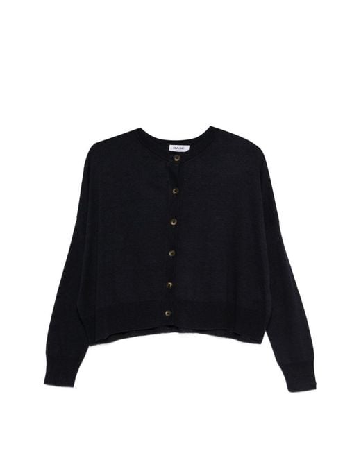 Base London Black Sweaters Linen/Flax