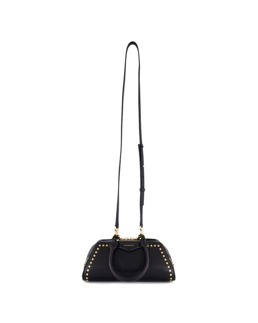 Givenchy Black Antigona Ew Mini Leather Handbag