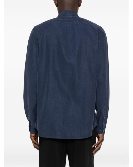 Paul Smith Overhemd Met Knopen in het Blue voor heren