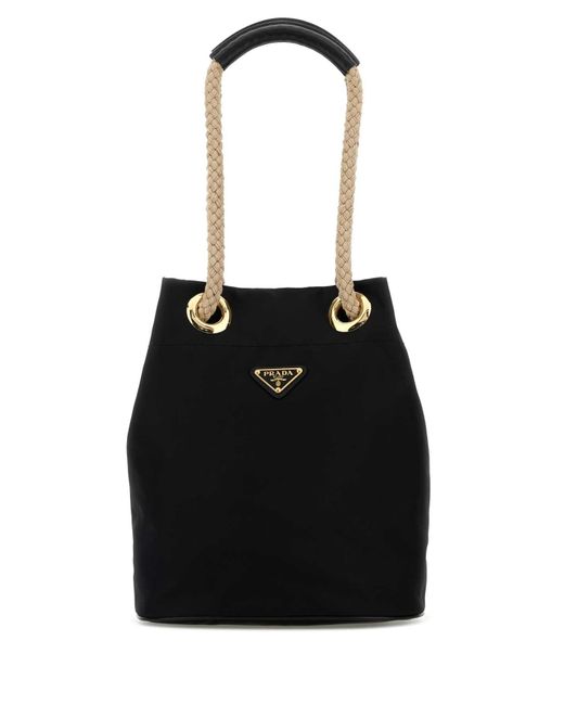 Prada Black Bucket Bags