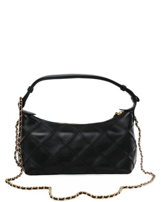 Tory Burch Black Handtasche Aus Leder