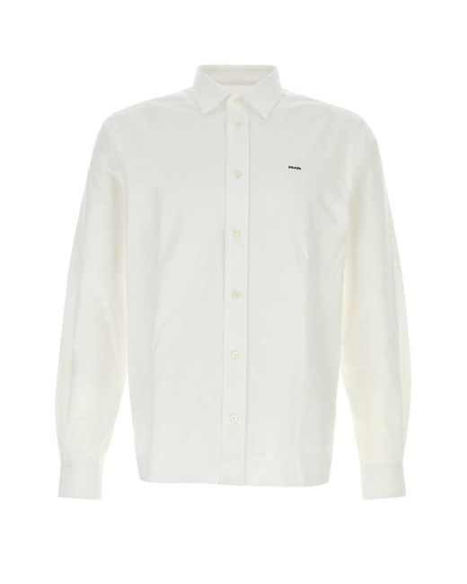 Prada White Shirts for men