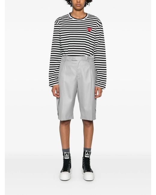 COMME DES GARÇONS PLAY Blue U T-Shirt Emblem Knit
