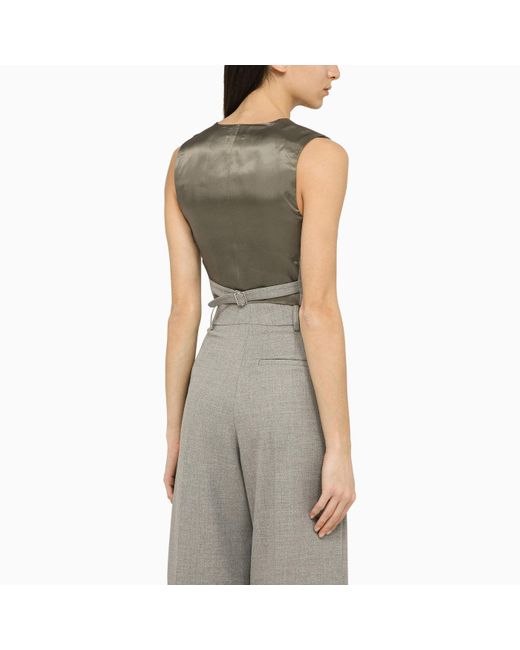 By Malene Birger Gray Betta Waistcoat