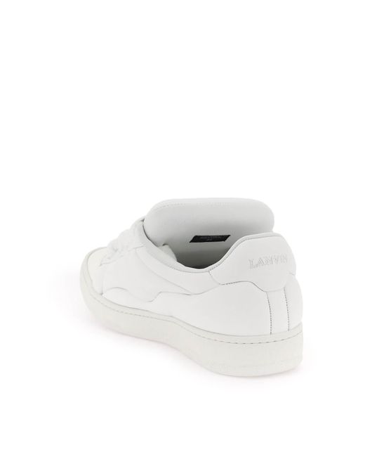 Lanvin Curb Sneakers in het White voor heren