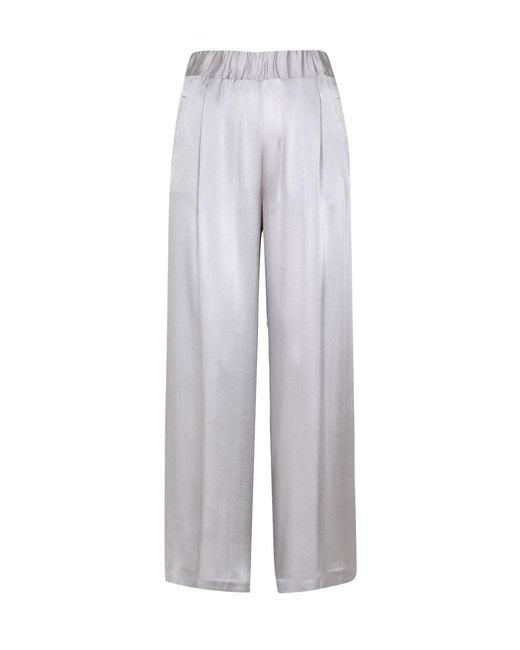 Semicouture Gray Trousers
