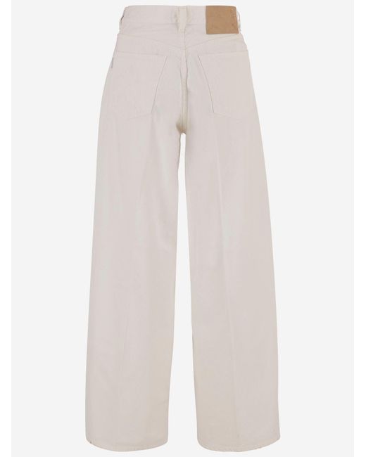Haikure White Bethany Cotton And Linen Jeans