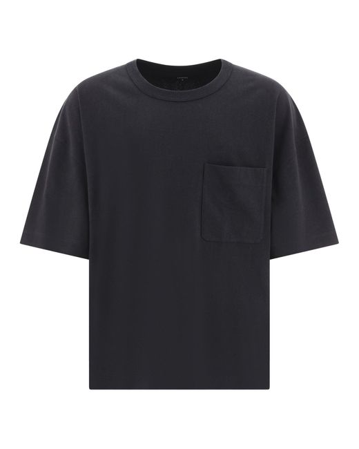 Lemaire Boxy T -shirt in het Black voor heren