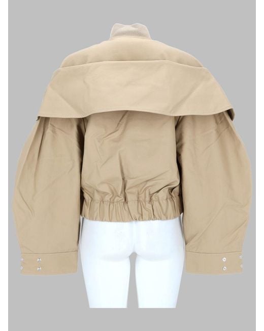 Ganni Natural Organic Cotton Sports Jacket
