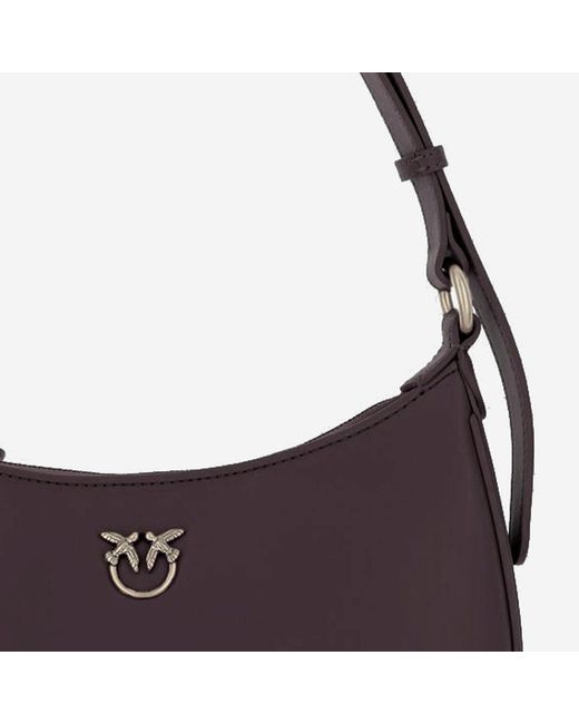 Pinko Purple Simply Love Half Moon Mini Bag