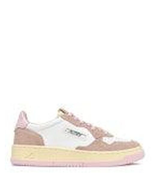 Autry White Low Sneakers