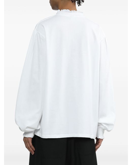 Random Identities White Ls T Shirt With Bra Logo for men
