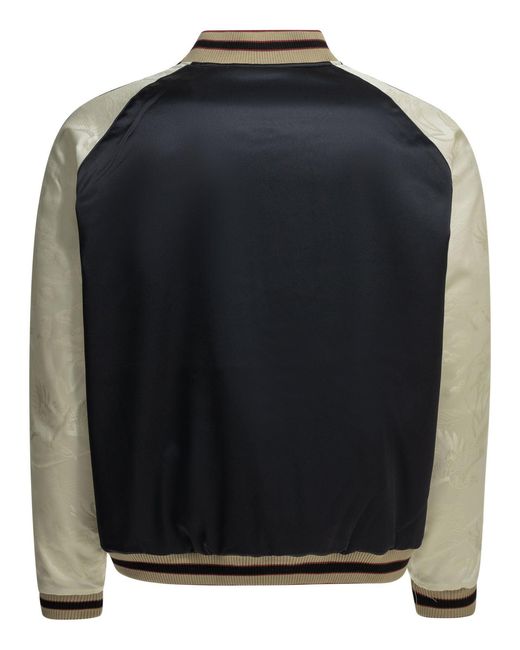 Beams Plus Omkeerbaar Bomberjack "oriental". in het Gray