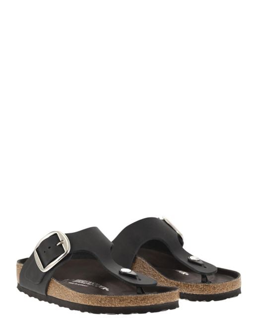 Birkenstock Gizeh Big Buckle in het Black