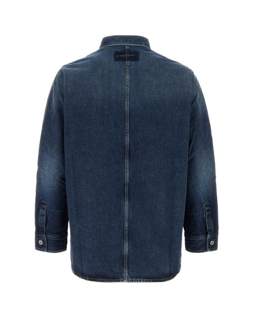 Givenchy Blue Relaxed Shirt for men
