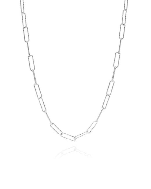 Hermina Athens White Diamond Cut Chain