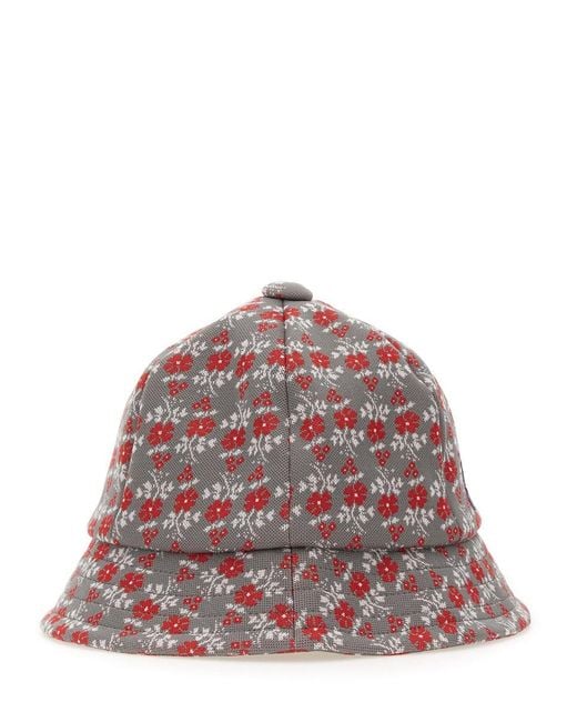 Needles Red Bucket Hat for men