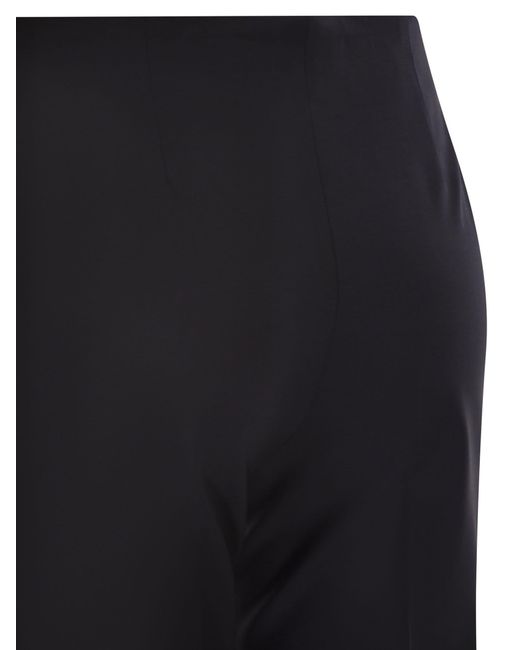 PT Torino Blue Gioia Stretch Virgin Wool Trousers