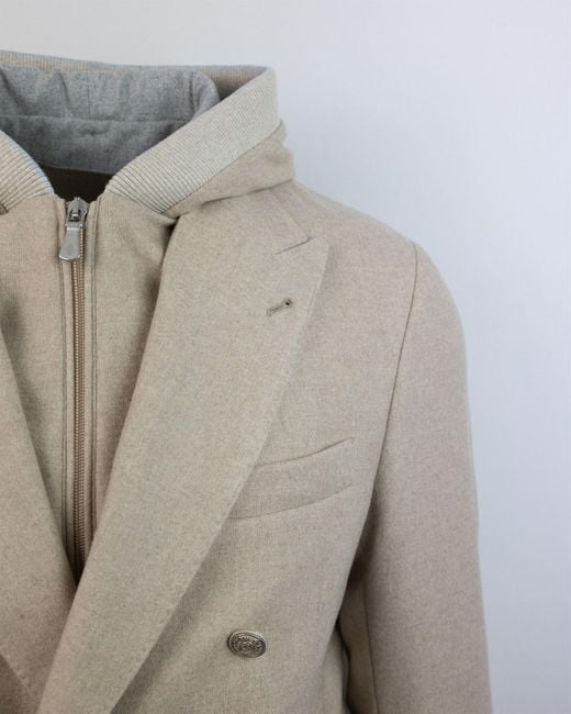 Eleventy Gray Giacca Doppiopetto