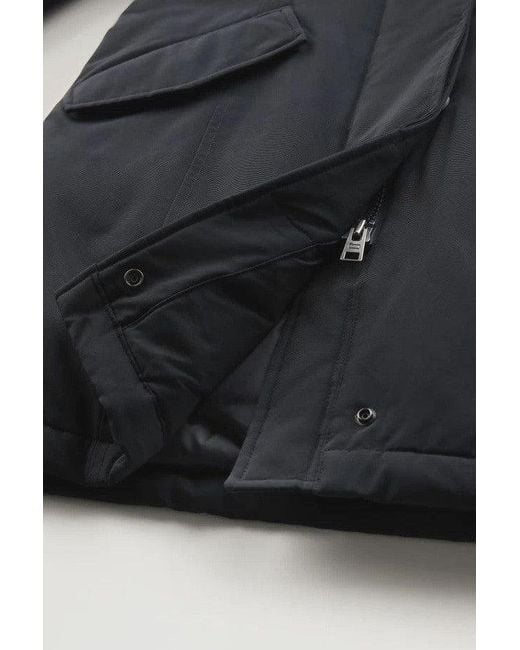 Woolrich Blue Parka Arctic Donna Cotone Blu/ Scuro