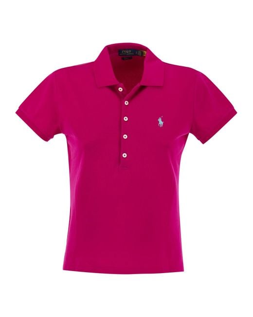 Polo Ralph Lauren Pink Cotton Polo Shirt