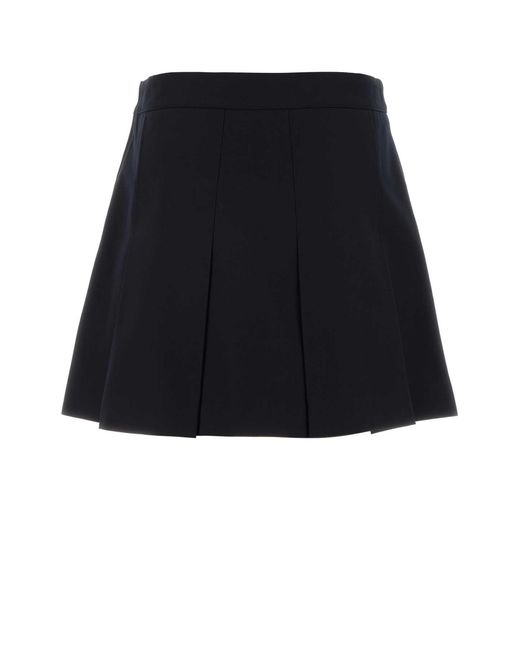 A.P.C. Black Twill Jupe Mini Skirt