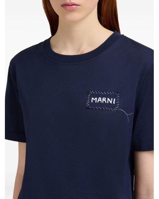 Marni T Shirts En Polos Blauw in het Blue