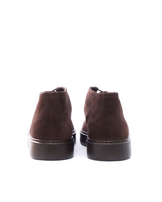 Doucal's Brown Sneaker Chukka Parabout (Gm) Visone Terre+F.Do T.Moro