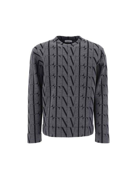 Valentino Vltn Katoenen Sweatshirt in het Gray voor heren