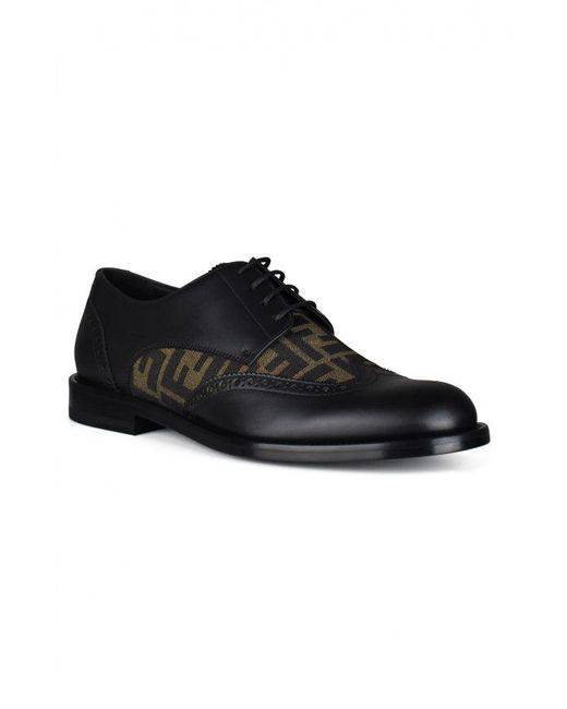 Fendi Black Derbies