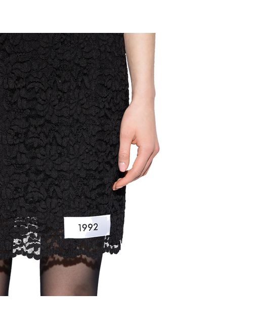 Dolce & Gabbana Black Laces Mini Dress