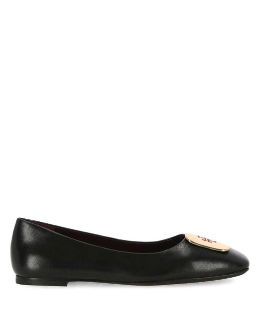 Tory Burch Black Flat Shoes