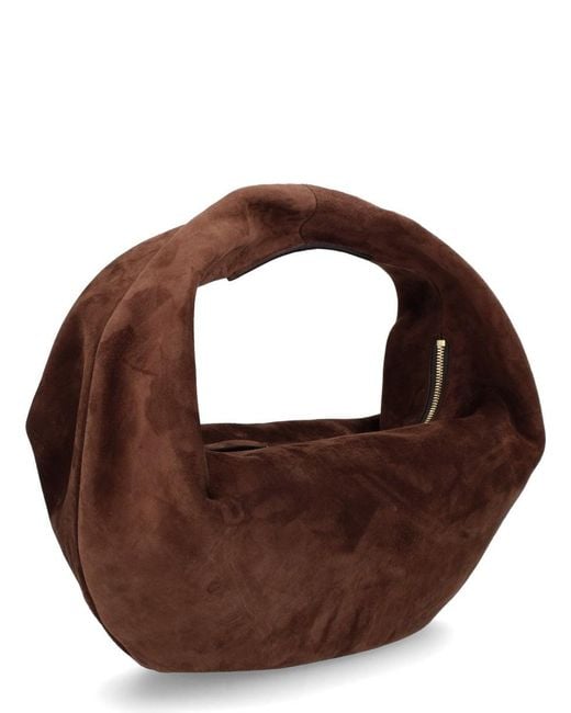 Khaite Brown Calfskin Handbag