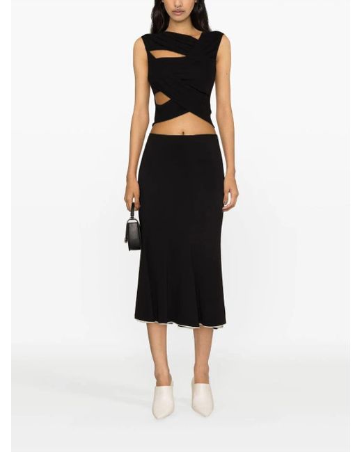 Gauchère Top in het Black