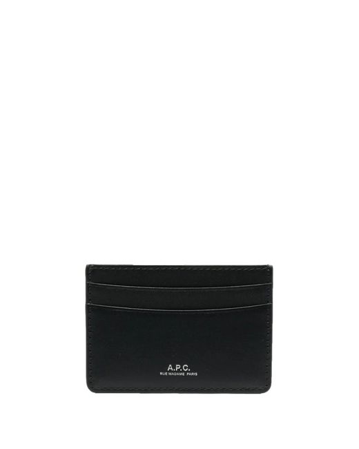 A.P.C. Black Porte Cartes Andre