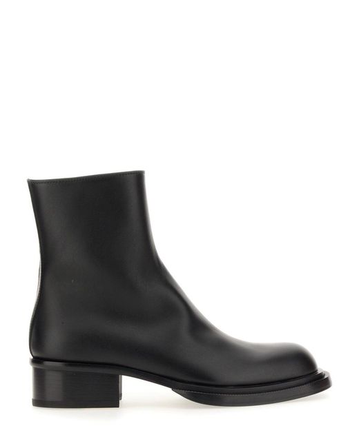 Alexander Mc Queen Cuban Stack Boot McQueen pour homme en coloris Black