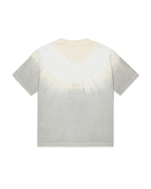 MM6 by Maison Margiela Gray T Shirt With "Smile" Logo