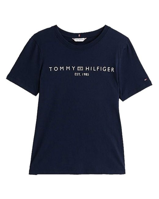 Tommy Hilfiger Blue T-Shirt mit Logo