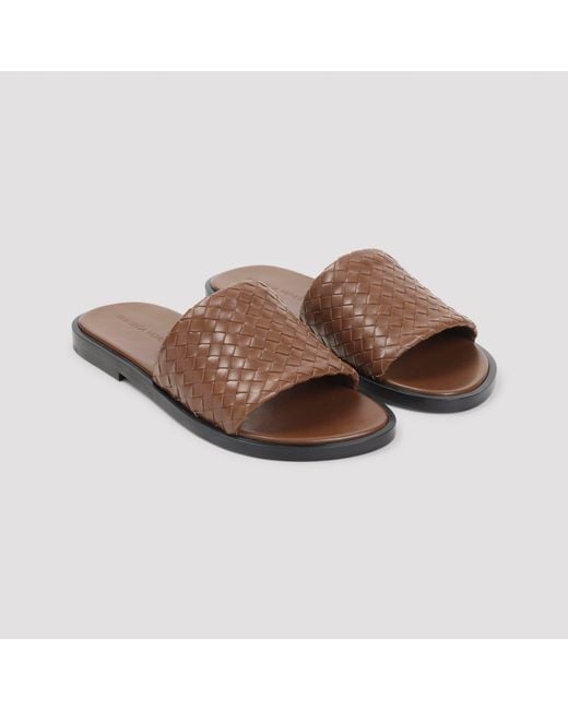 Bottega Veneta Brown Elio Mule Sandals for men