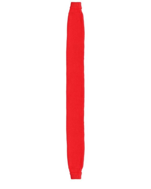YMC Red "Sleeve" Scarf for men