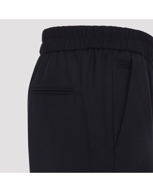 Paul Smith Blue Regular & Straight Leg Wool Pants for men